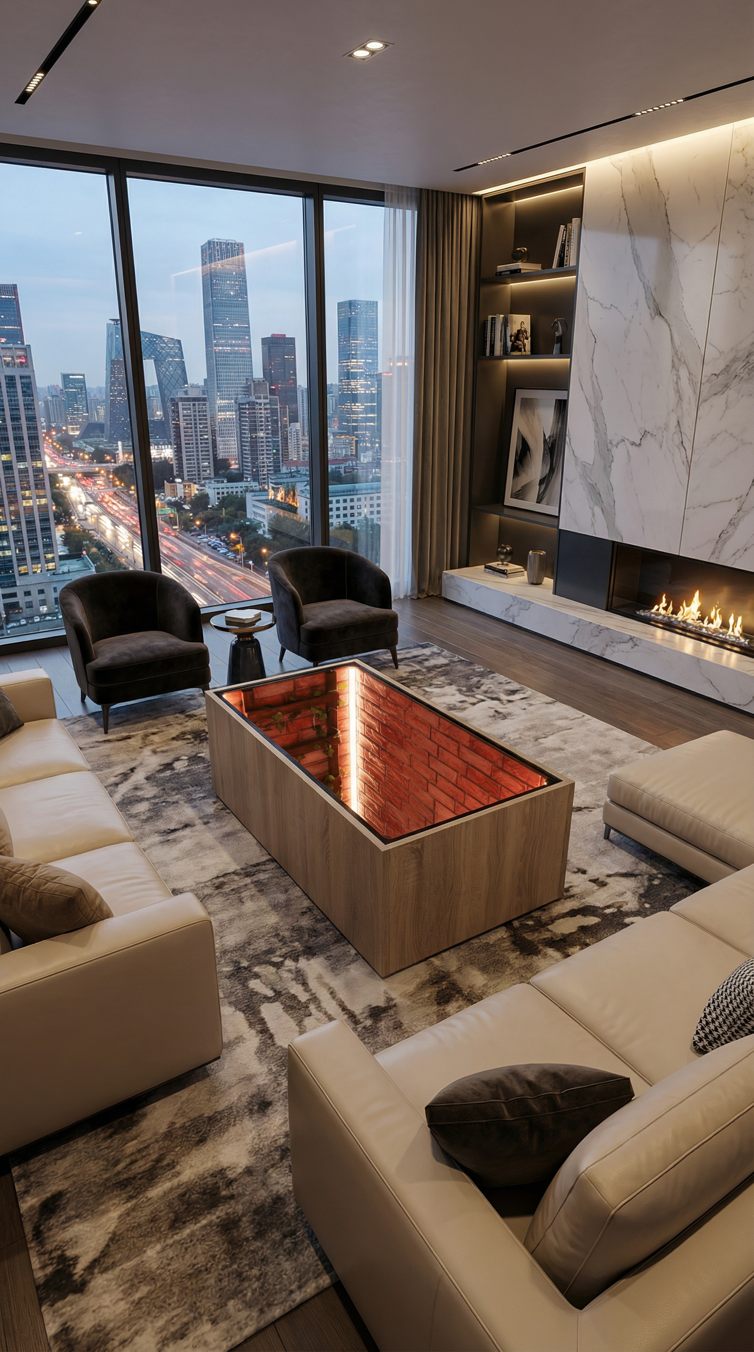 Continuum Designs infinity coffee table